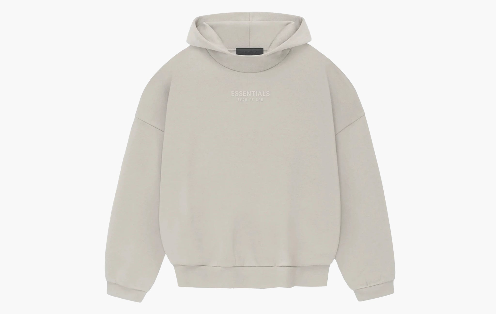 Fear of god essentials hoodie white online