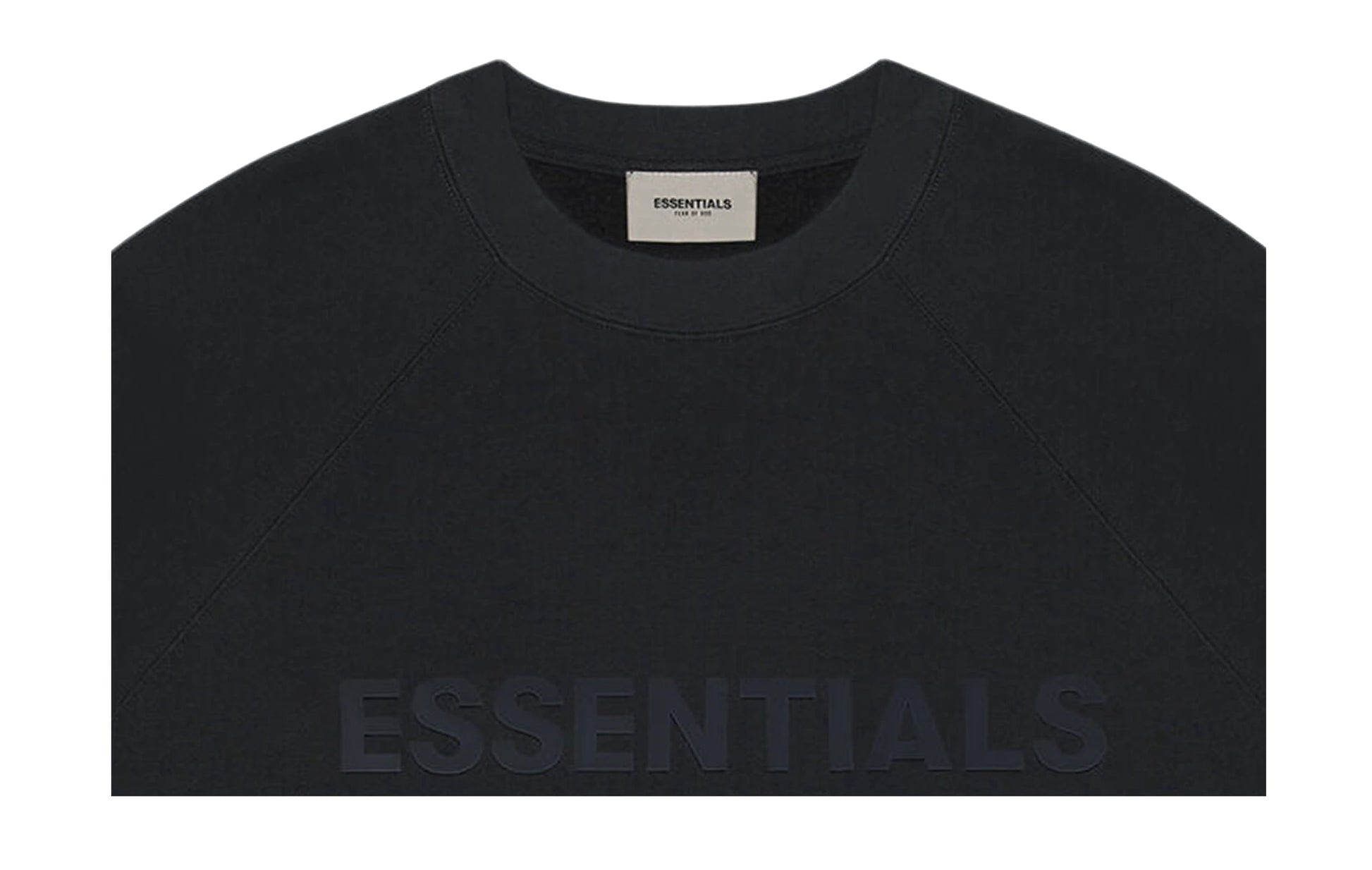 Essentials Crewneck Applique Logo SS20 Dark Slate/Stretch Limo/Black | The Sortage