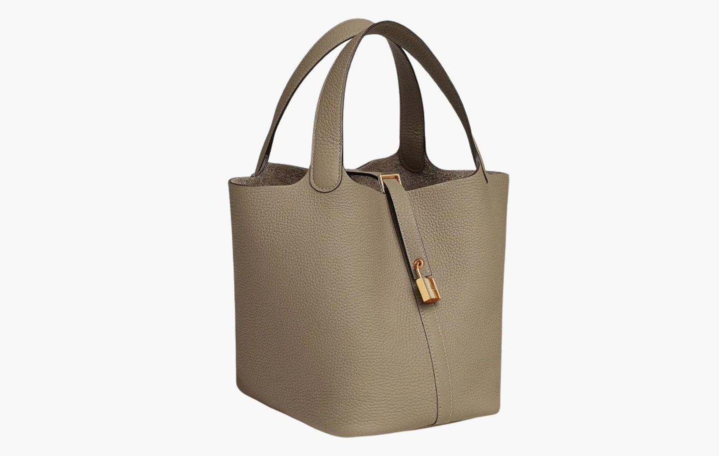 Hermes Picotin Lock 18 Bag Clemence & Gold Beige Marfa | The Sortage