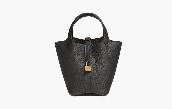 Hermes Picotin Lock 18 Bag Black Clemence | The Sortage