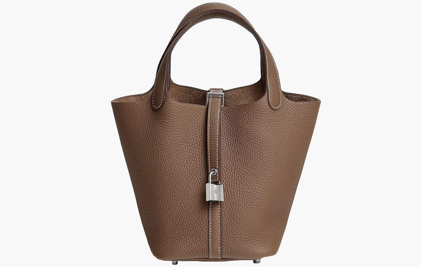 Hermes Picotin Lock 18 Bag Felt Clemence & Palladium Etoupe | The Sortage