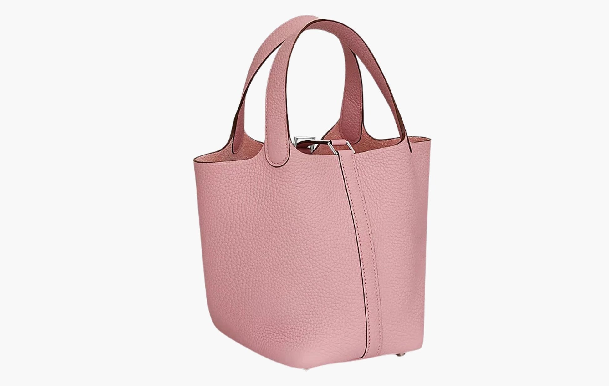 Hermes Picotin Lock 18 Bag Clemence & Palladium Rose Sakura | The Sortage