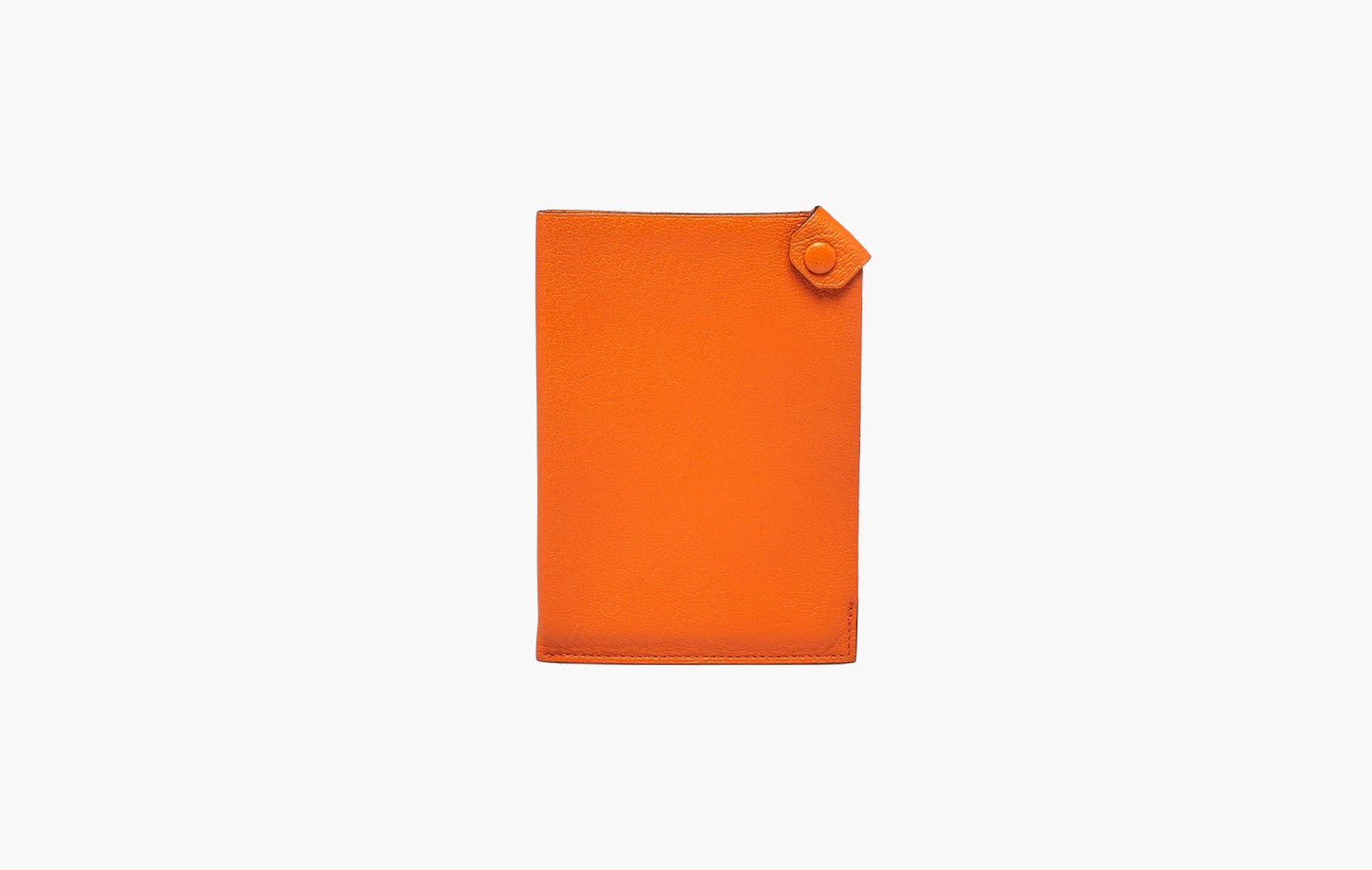 Hermes Tarmac Passport Holder Orange | The Sortage