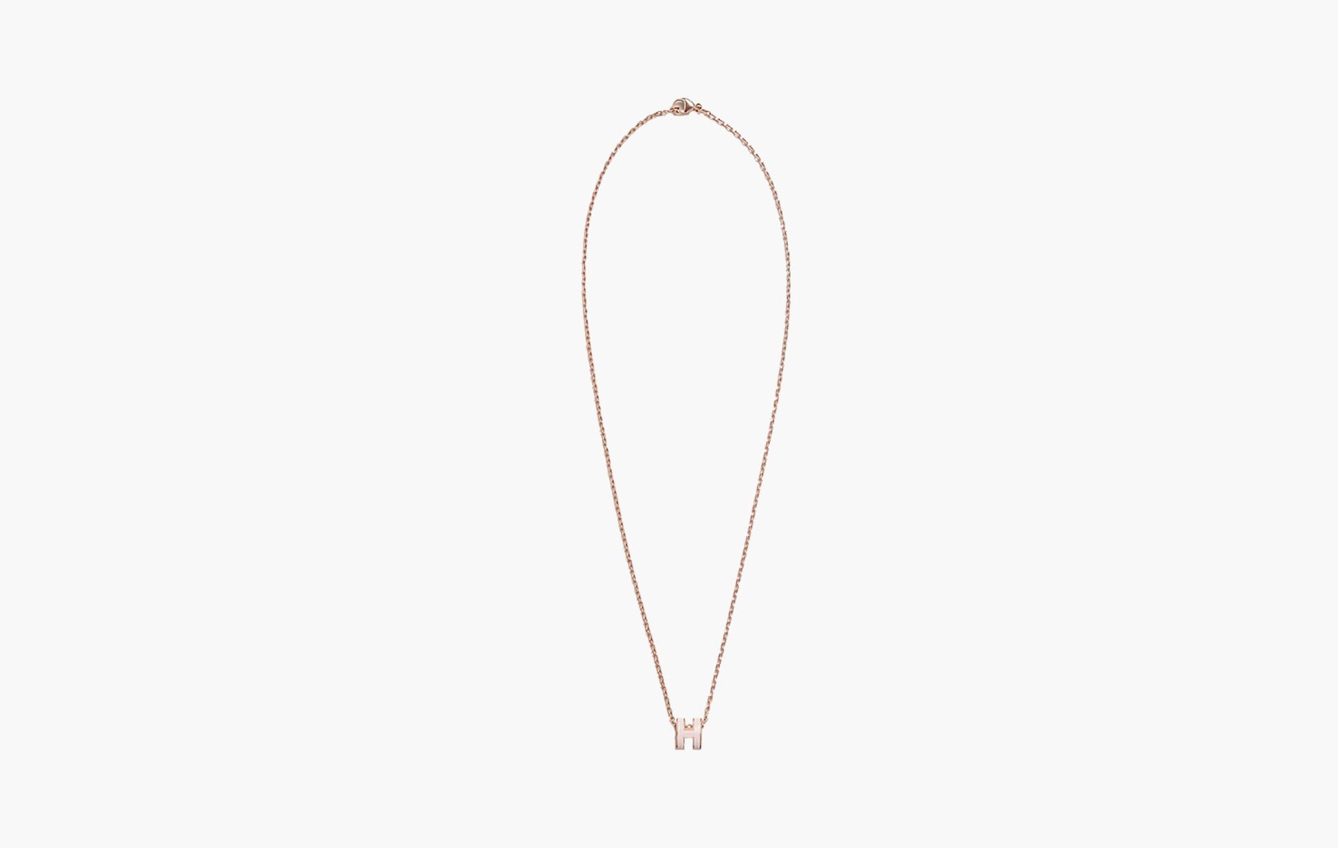 Hermes Mini Pop H Pendant Rose Dragée | The Sortage