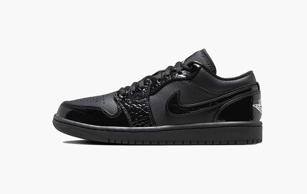 Air Jordan 1 Low Patent Elephant Black - HJ7743 010 | The Sortage