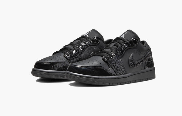 Air Jordan 1 Low Patent Elephant Black - HJ7743 010 | The Sortage