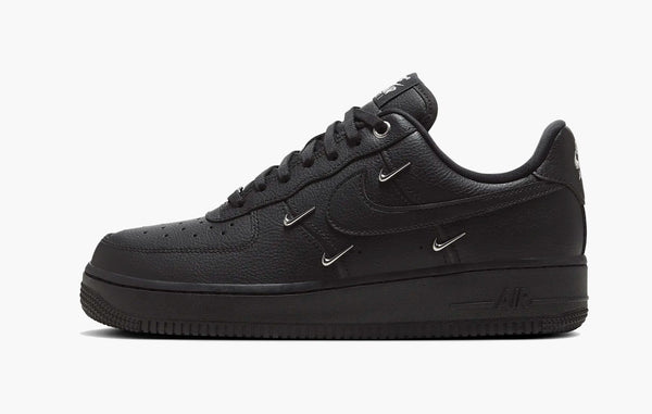 Nike Air Force 1 Low '07 LX WMNS Black Silver Mini Swoosh - HQ1180 001 | The Sortage