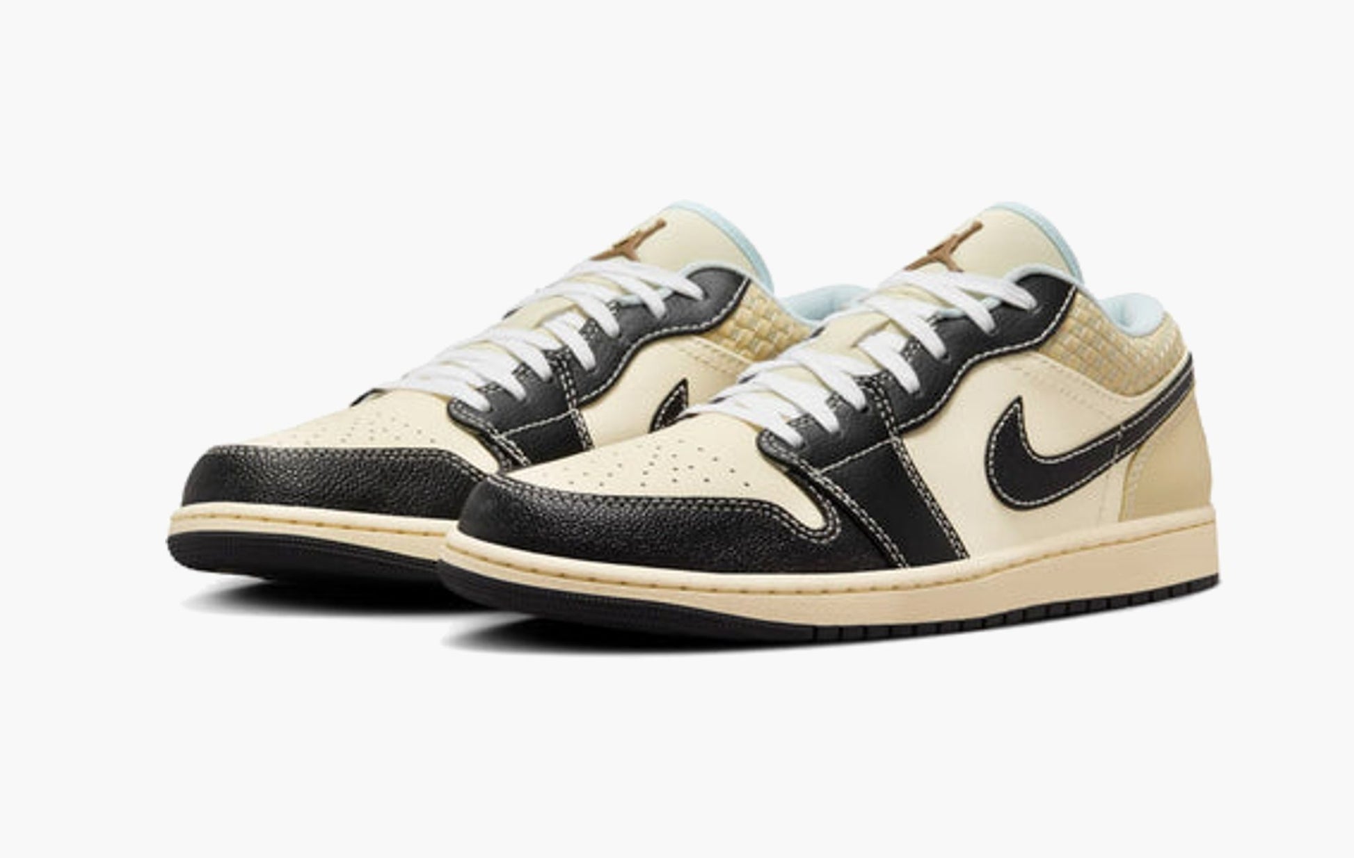 Air Jordan 1 Low SE Coconut Milk Black Muslin - HQ3437 101 | The Sortage