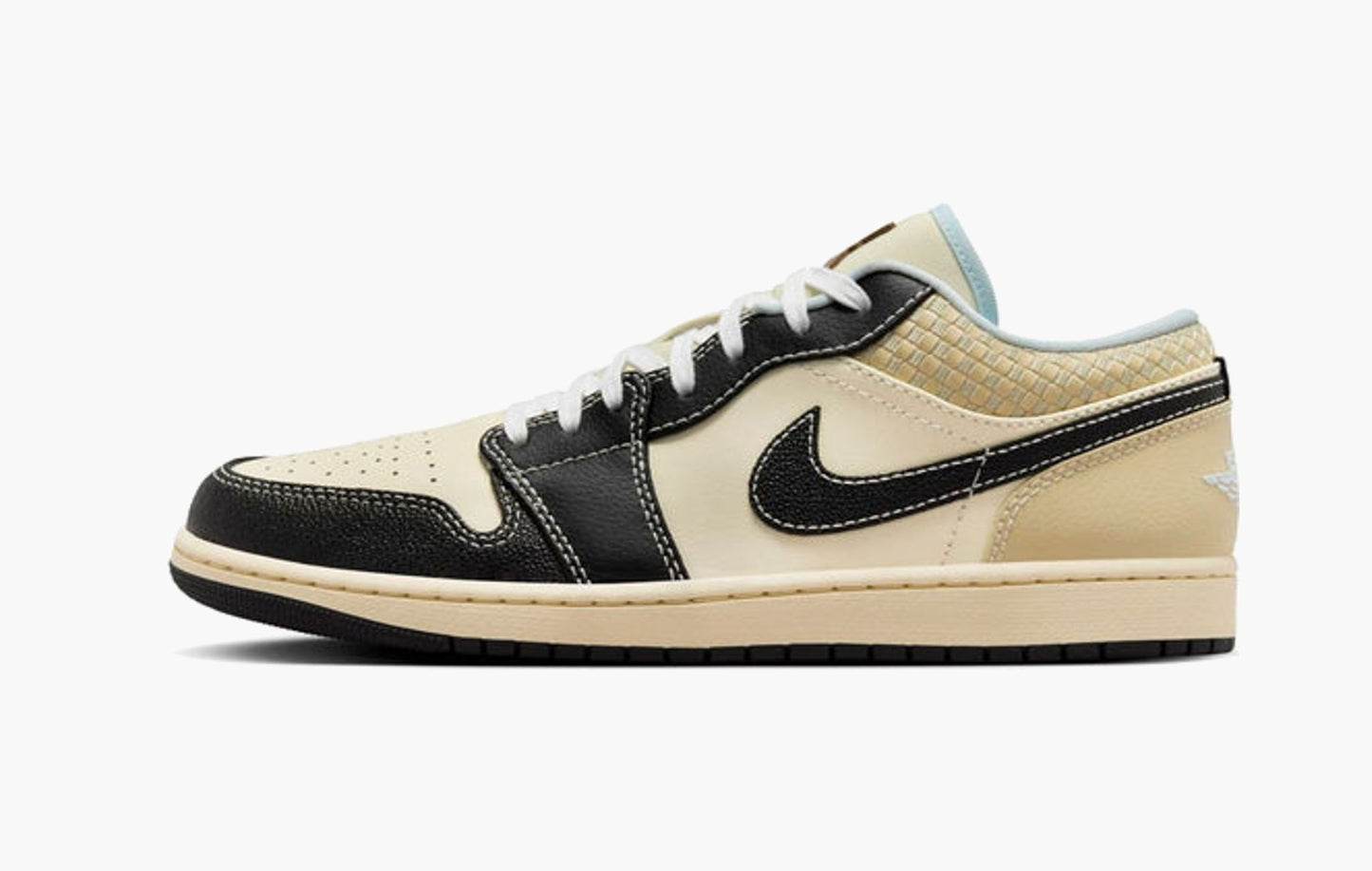 Air Jordan 1 Low SE Coconut Milk Black Muslin - HQ3437 101 | The Sortage