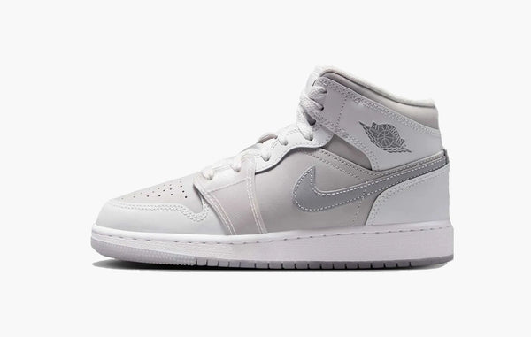 Air Jordan 1 Mid SE GS Summit White Metallic Silver - HQ3600 121 | The Sortage