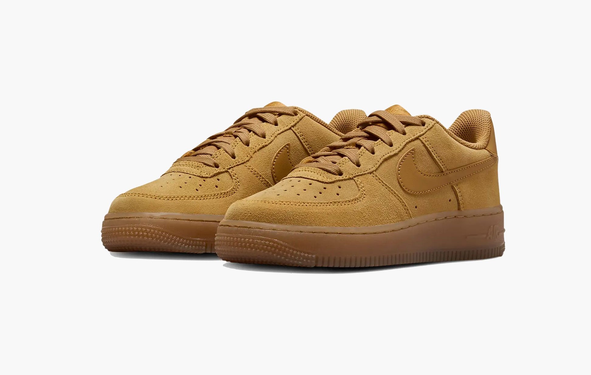 Nike Air Force 1 Low LV8 GS Wheat Gum Light Brown - HQ7476 700 | The Sortage