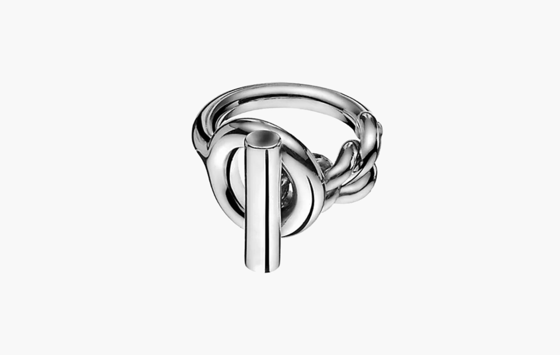 Hermes Large Croisette Ring Sterling Silver | The Sortage