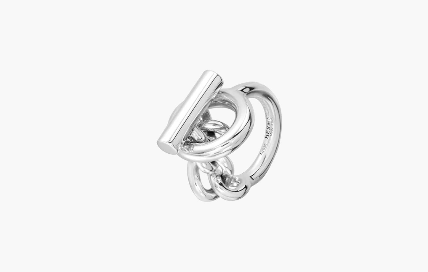 Hermes Large Croisette Ring Sterling Silver | The Sortage