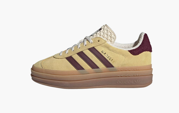 Adidas Gazelle Bold WMNS Almost Yellow Maroon - IF5937 | The Sortage