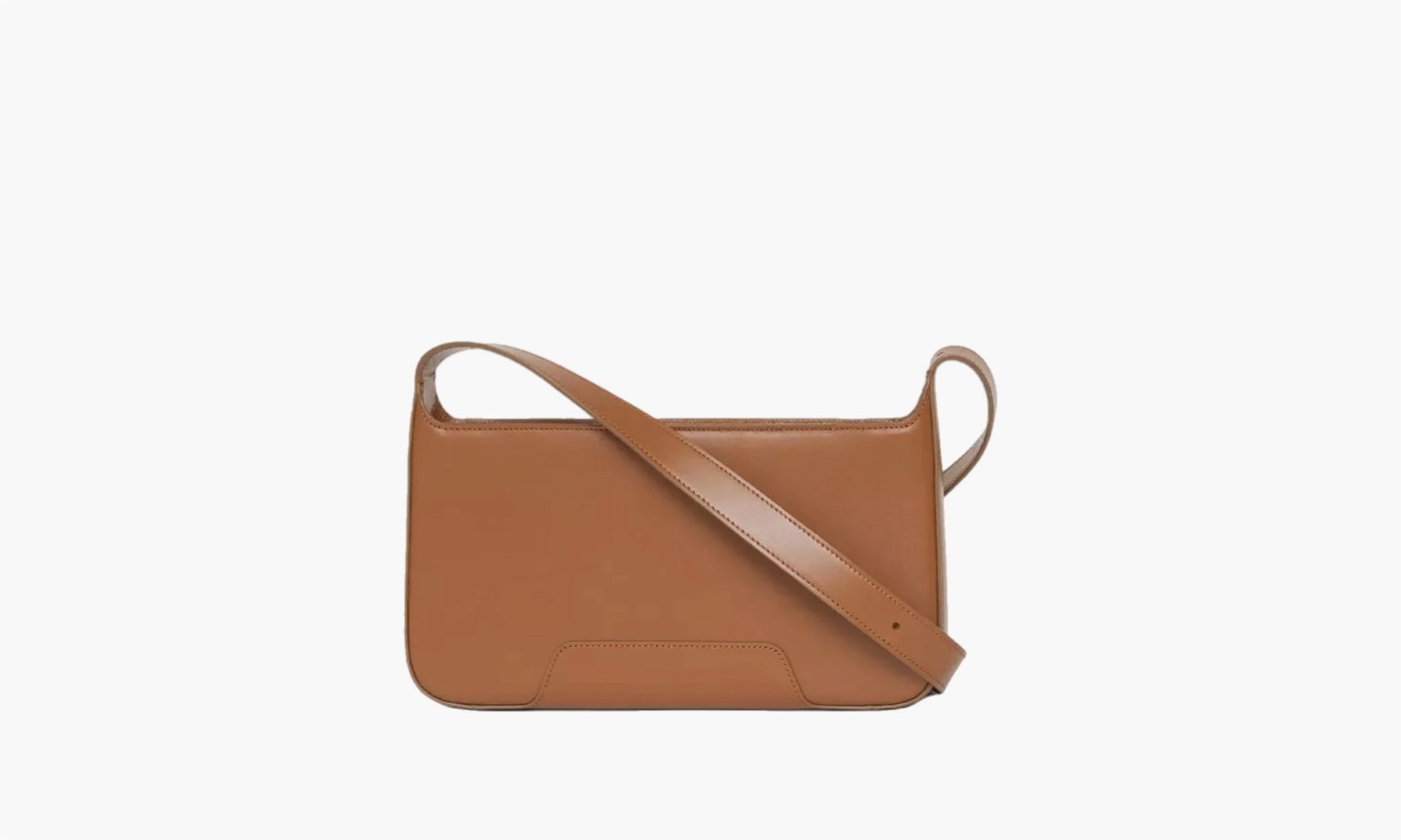 Burberry Leather TB Shoulder Bag Brown | The Sortage