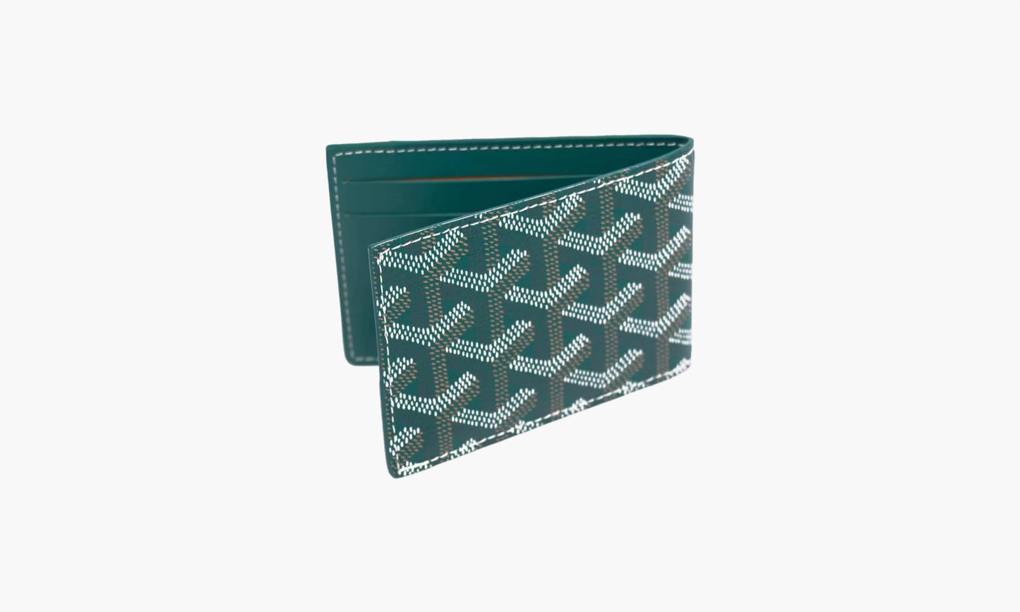 Goyard Slot Wallet Victoire Companion Goyardine Green | The Sortage