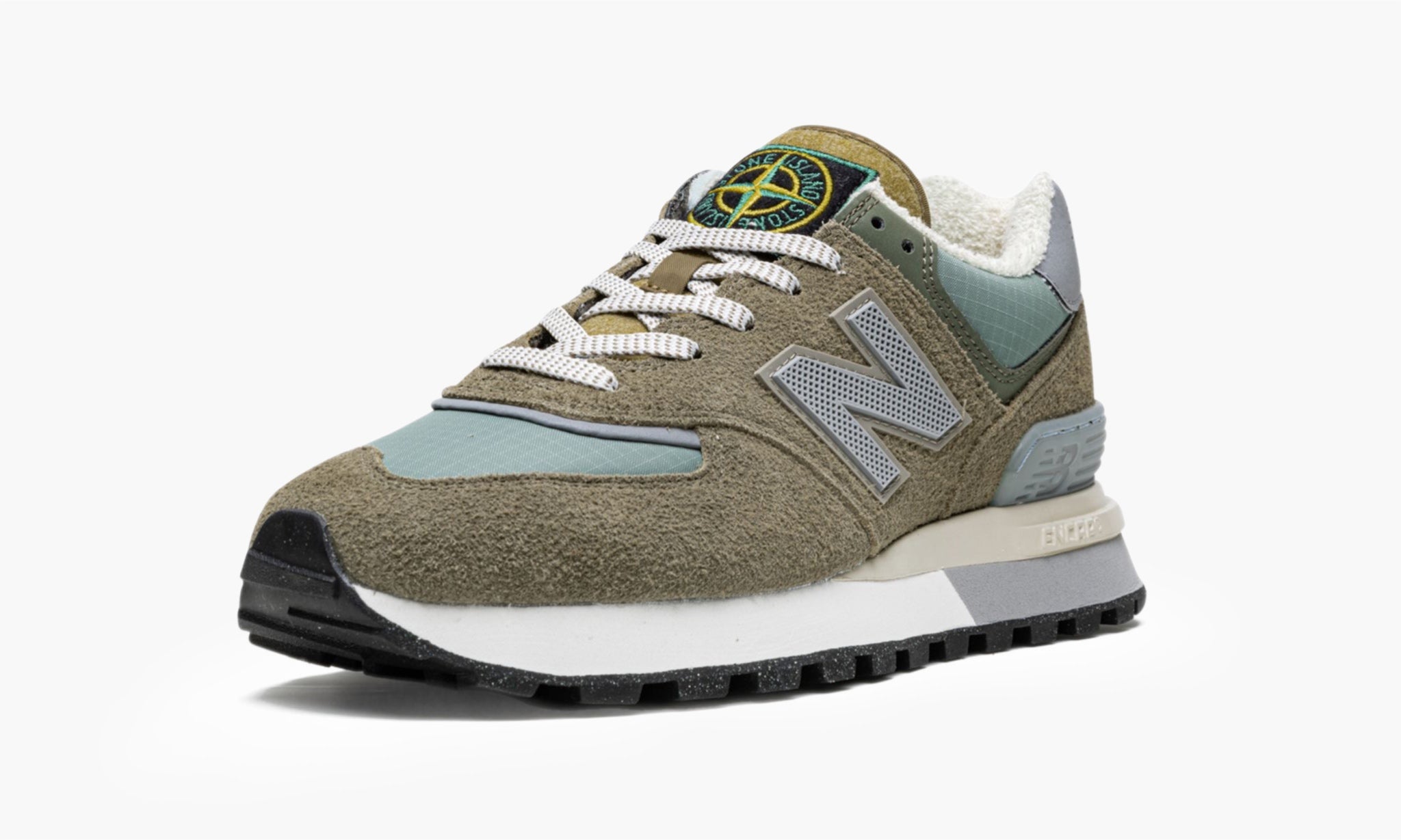 Men's new balance 574 military patch deals