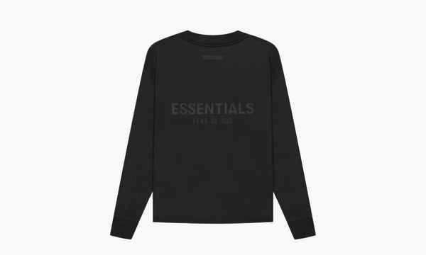 Fear of God Essentials Long Sleeve T-shirt Black Stretch Limo | The Sortage