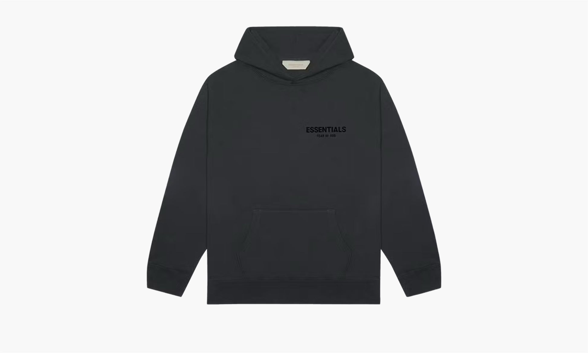 Fear of God Essentials Pullover Hoodie Stretch Limo Black | The Sortage