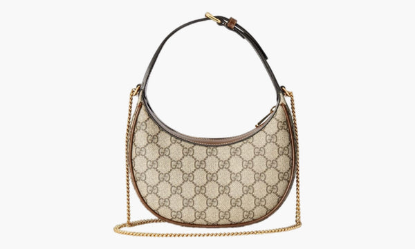 Gucci Half-Moon Shaped Bag Mini GG Supreme Beige/Ebony | The Sortage