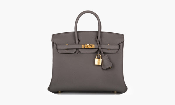 Hermes Birkin 25' GHW Togo Leather Bag Etain | The Sortage