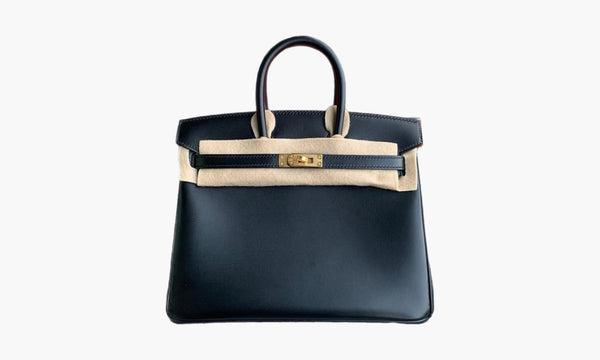 Hermes Birkin 25' GHW Box Leather Bag "Noir" | The Sortage