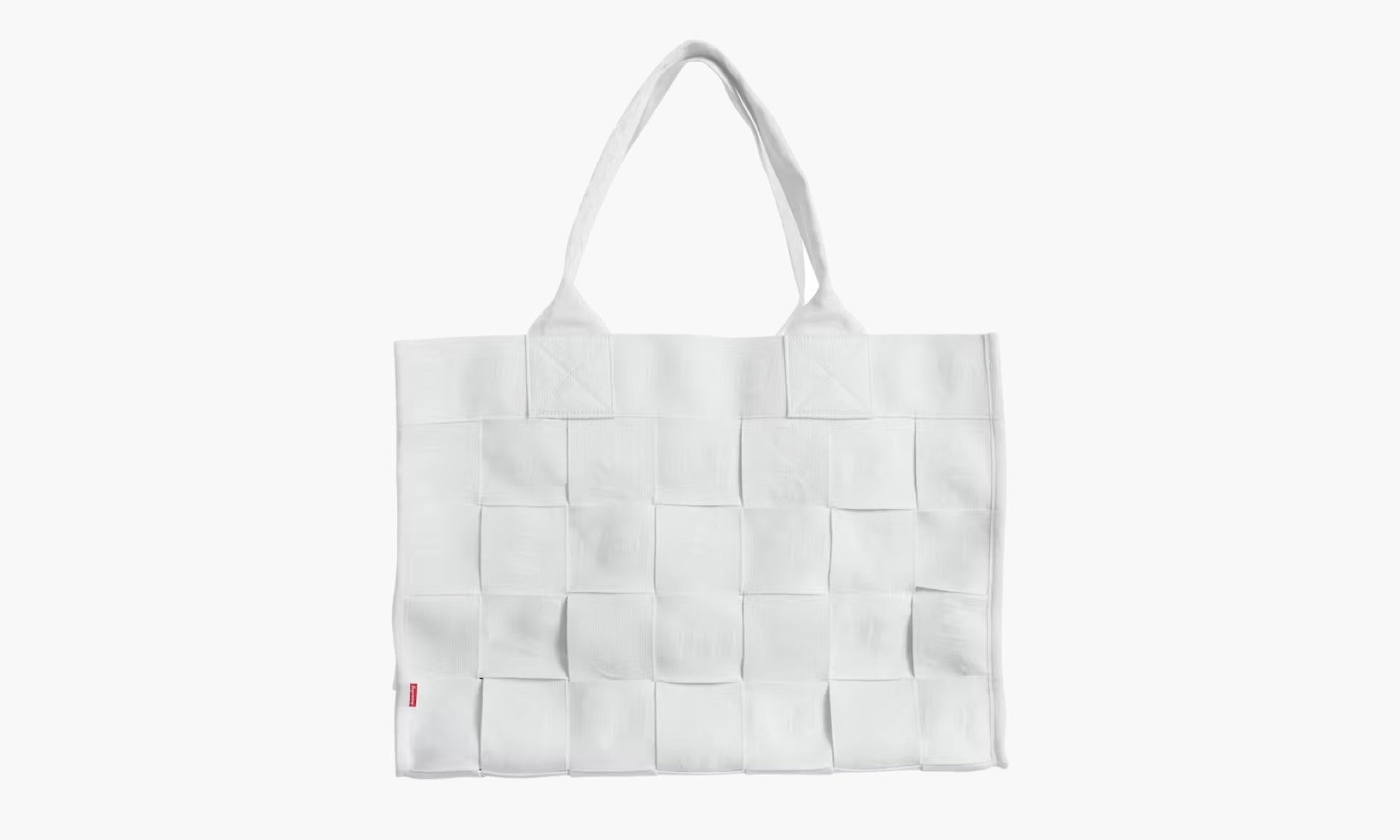 Supreme Woven Large Tote Bag White | The Sortage