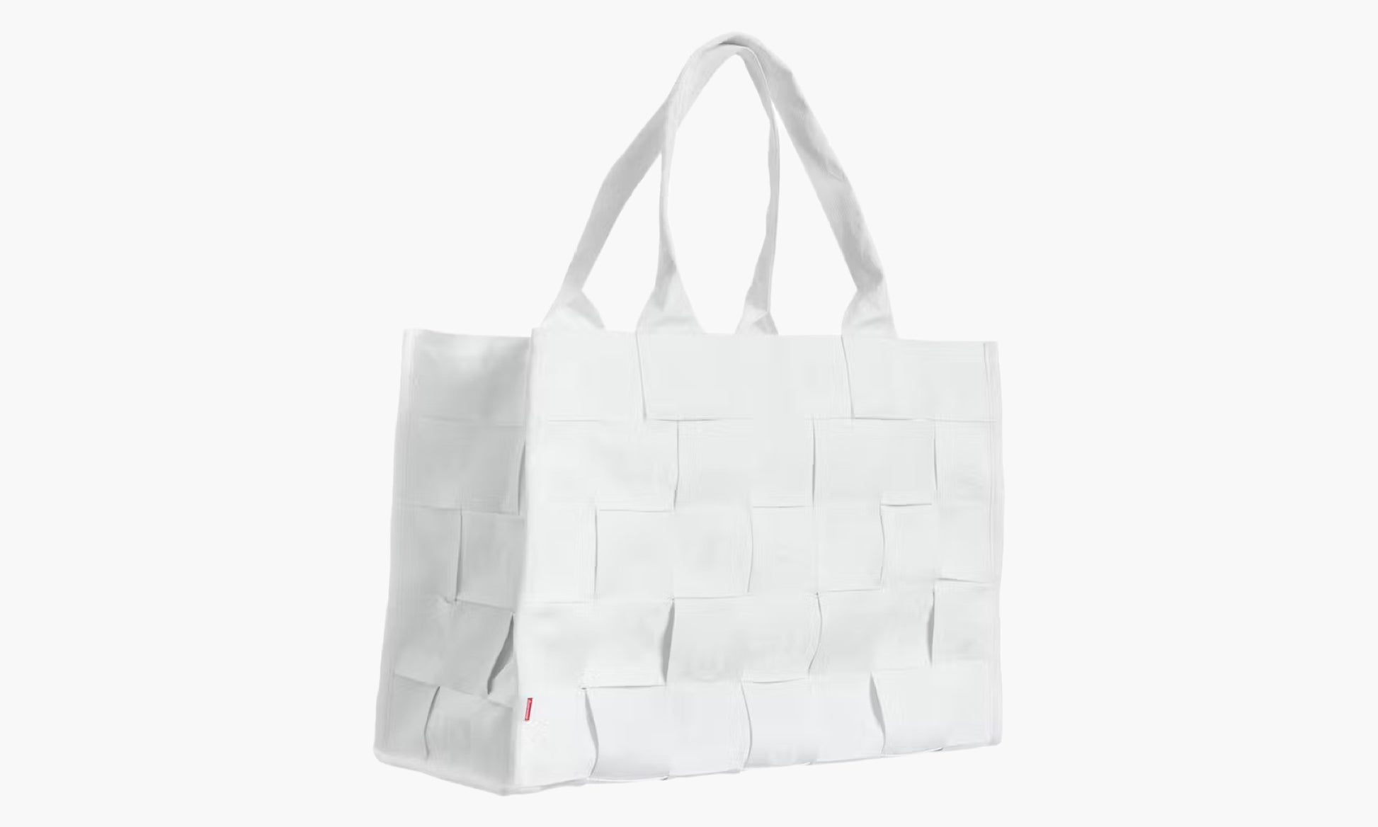 Supreme Woven Large Tote Bag White | The Sortage