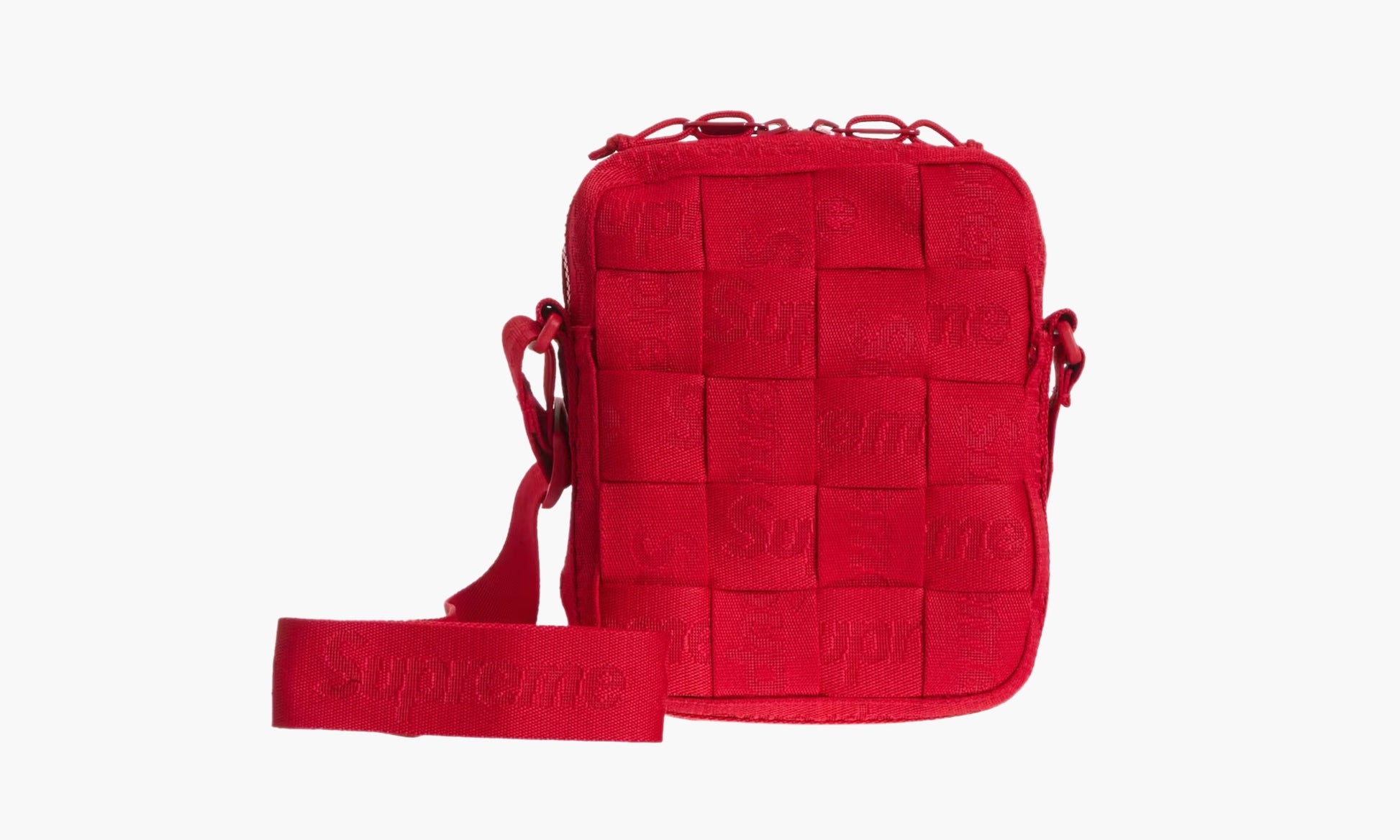 Supreme Woven Shoulder Bag Red | The Sortage