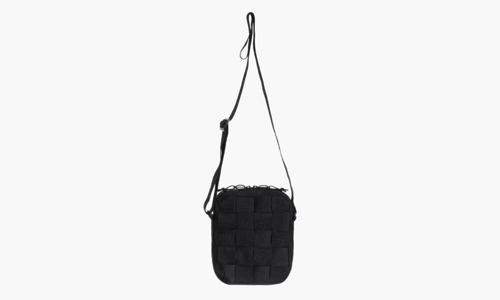 Supreme Woven Shoulder Bag Black | The Sortage