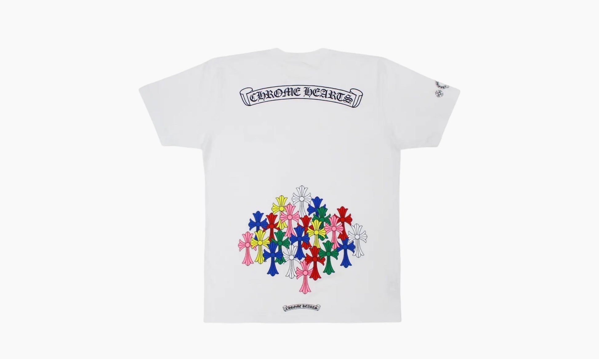 Chrome Hearts Multi Color Cross T-shirt White | The Sortage