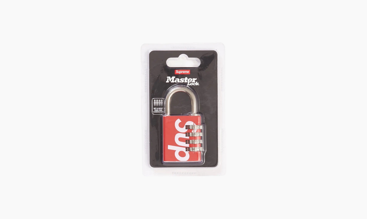 Supreme Masterlock Numeric Lock Red | The Sortage