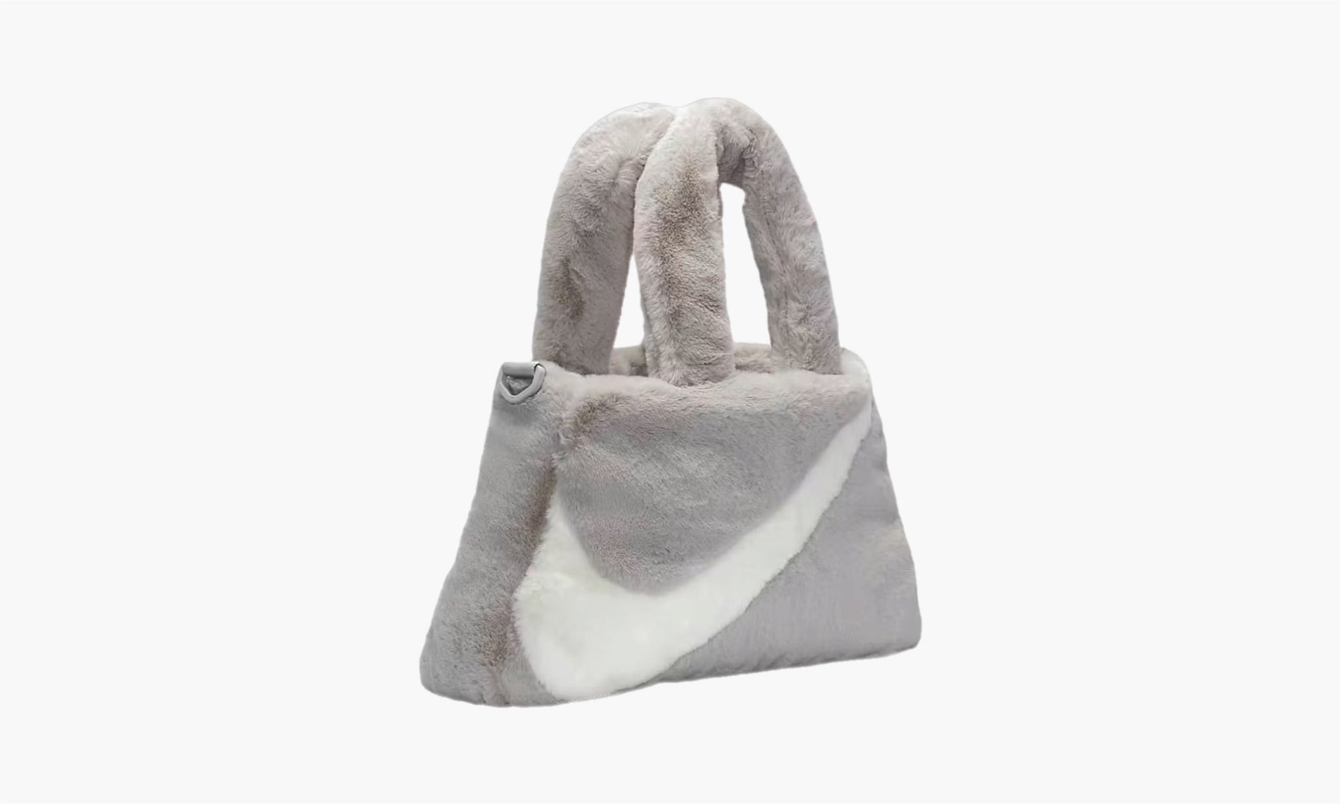 Nike Faux Fur Tote Bag Light Iron Oar - DQ5804 012 | The Sortage