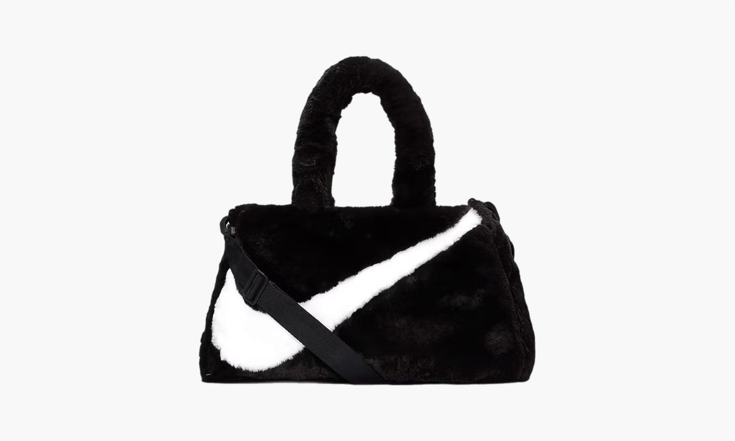 Nike Faux Fur Tote Bag Black - DQ5804 010 | The Sortage