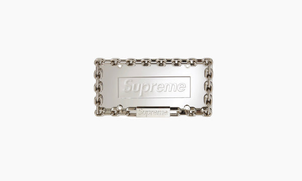 Supreme Chain License Plate Frame Silver | The Sortage