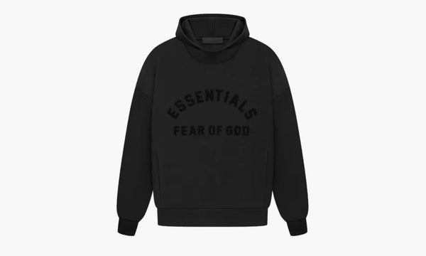 Fear of God Essentials Arch Logo Hoodie Jet Black | The Sortage