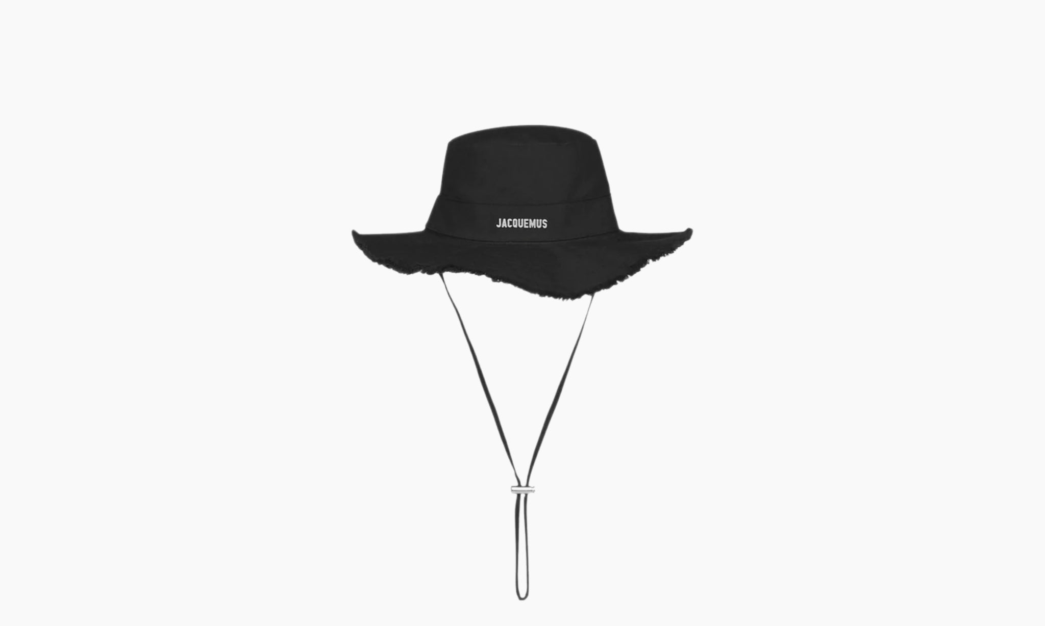 Jacquemus Le Bob Artichaut Large Brim Bucket Hat Black The Sortage