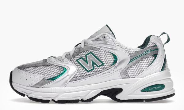 New Balance 530 White Silver Green - MR530AB | The Sortage
