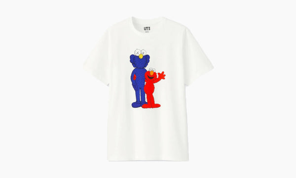 KAWS x Uniqlo x Sesame Street BFF Elmo Tee White | The Sortage