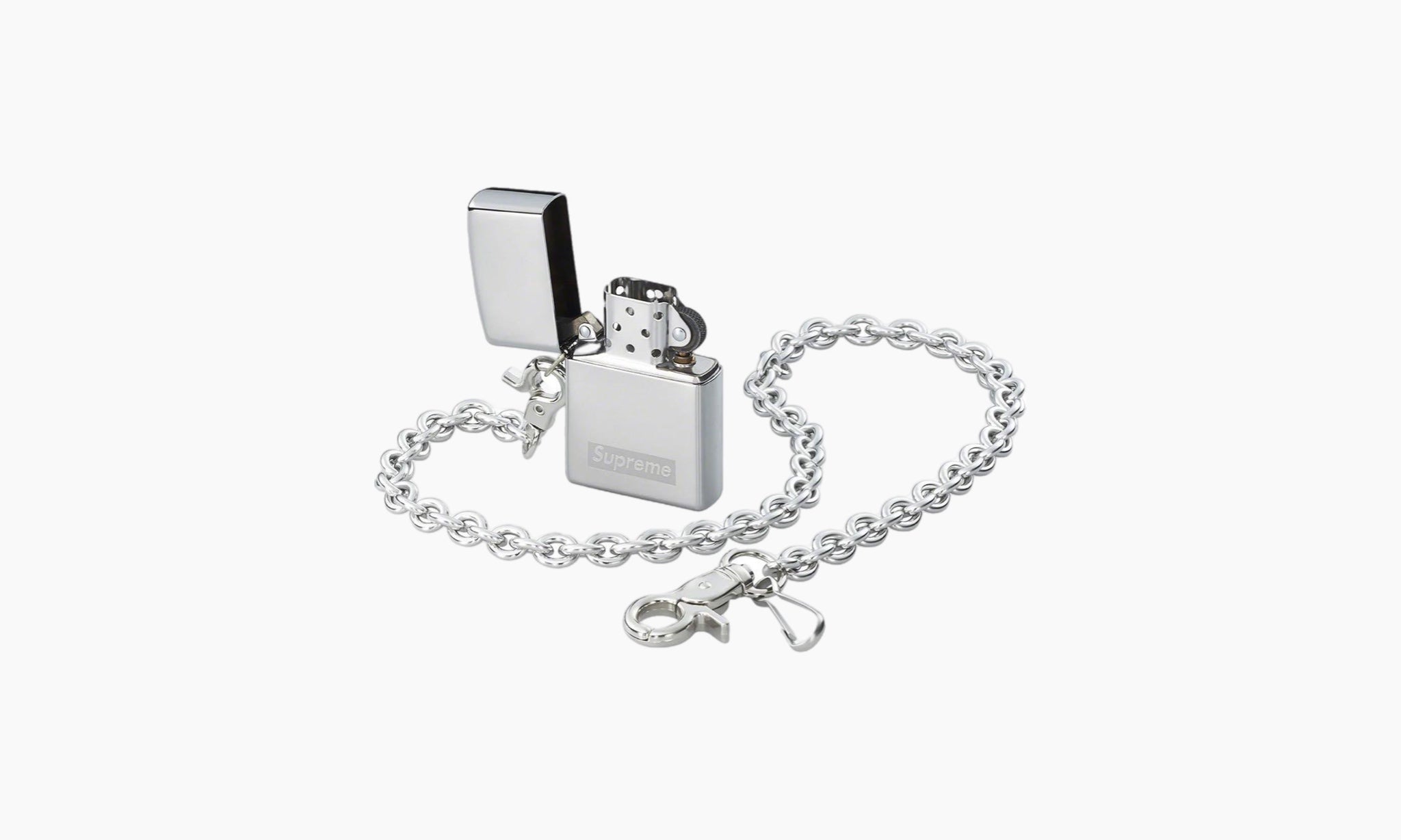 Supreme Chain Zippo Silver | The Sortage