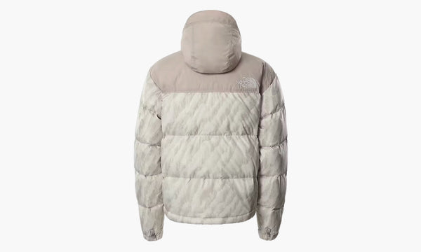 The North Face 1996 Printed Retro Nuptse 700 Fill Packable Jacket Silver Grey Wooden Tiger Print | The Sortage