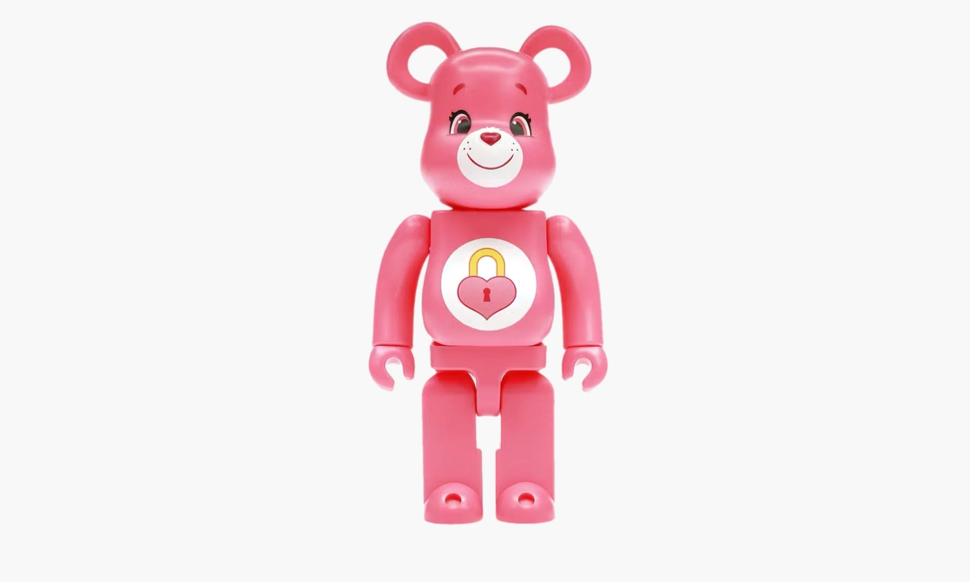 Bearbrick x Care Bears Secret Bear 400% Pink | The Sortage