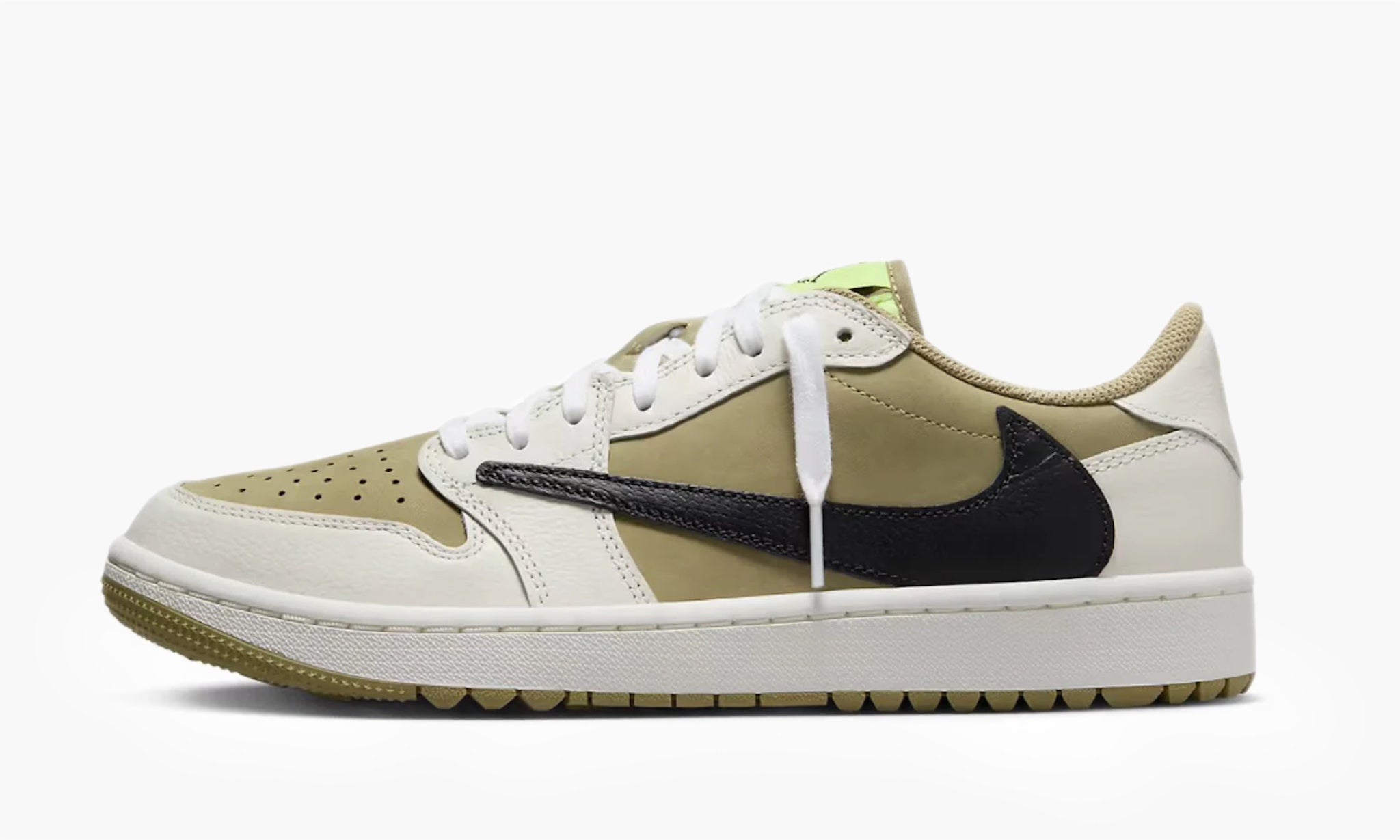 Air Jordan 1 Retro Low Golf Travis Scott Neutral Olive