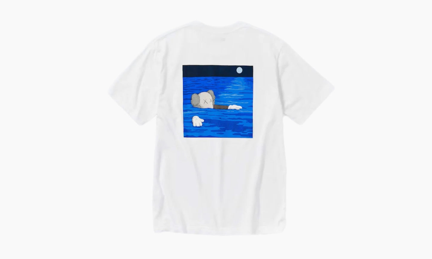 KAWS x Uniqlo UT Short Sleeve Artbook Cover T-shirt Asian Sizing White | The Sortage