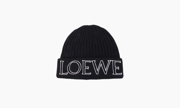 Logo Wool Beanie "Black White"