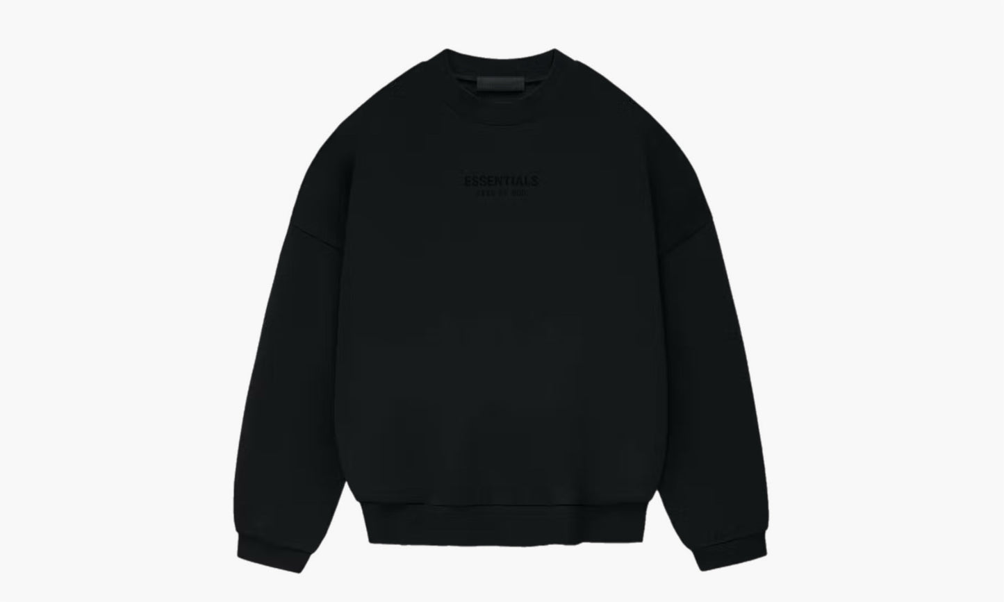 Fear of God Essentials Crewneck Jet Black | The Sortage