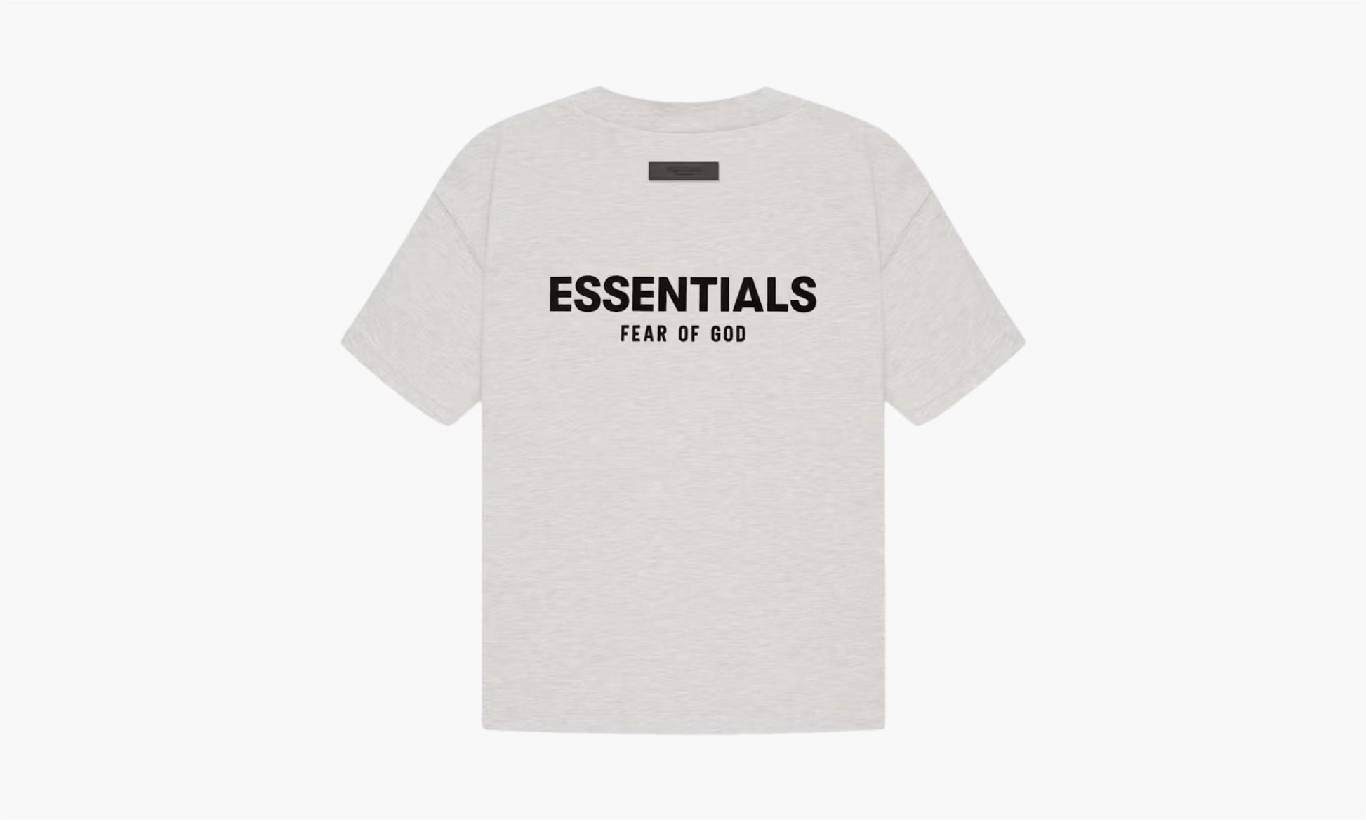 Fear of God Essentials T-shirt Light Oatmeal - SS22 | The Sortage