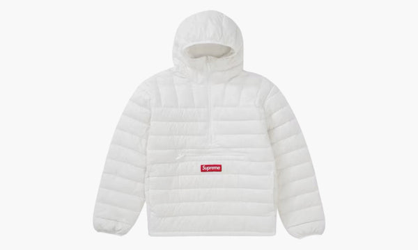 Supreme Micro Down Half Zip Hooded Pullover White - FW22 | The Sortage
