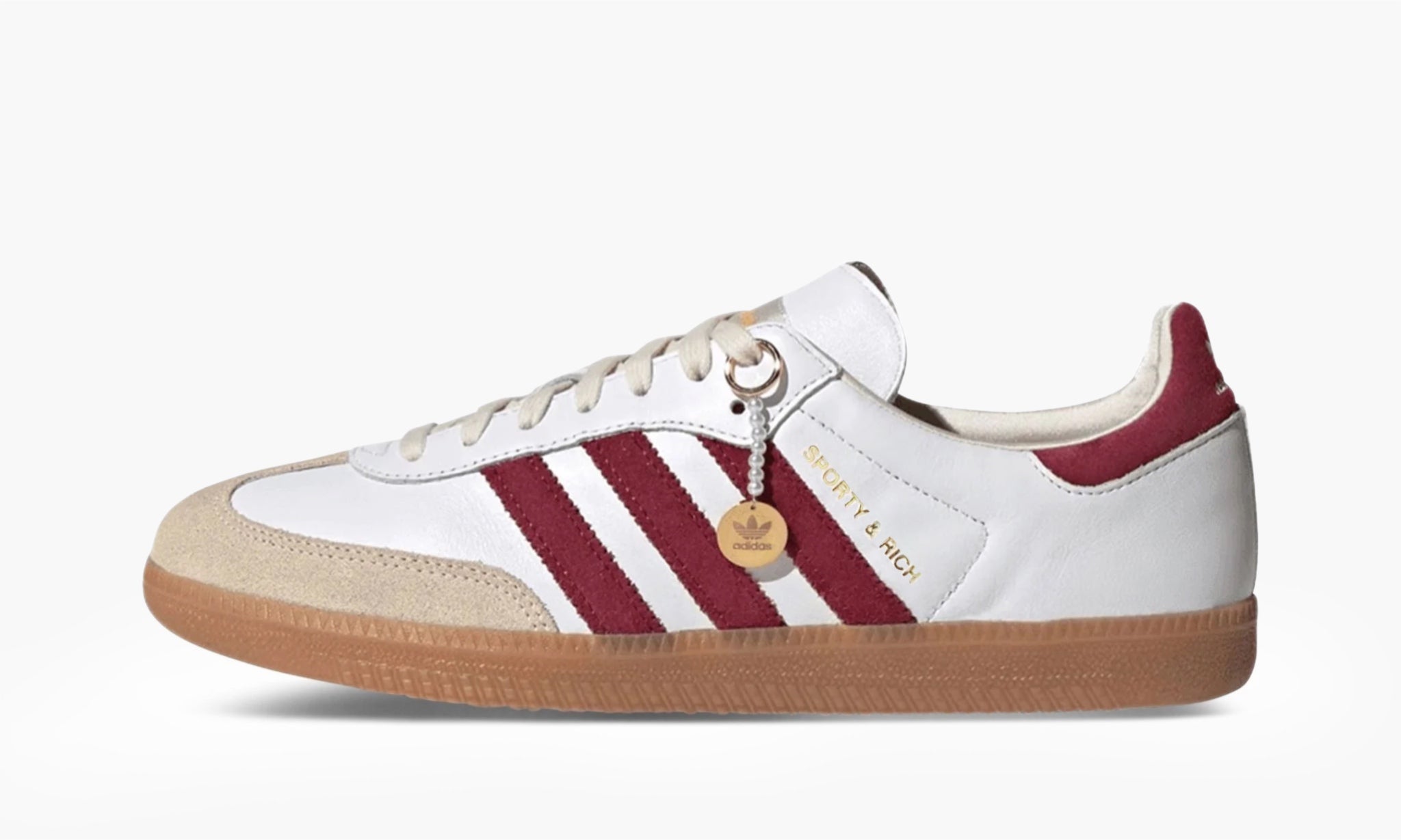 Red and cheap white sambas