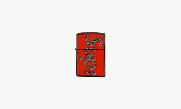 Supreme Swarovski Zippo Red | The Sortage